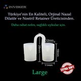 İnvoker Burun Içi Silikon Aparatı Antihorlama Nefes Açan Nostril Nazal Dilatör Steril Taşıma Kutulu - Large
