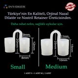 İnvoker Burun Içi Silikon Aparatı Antihorlama Nefes Açan Nostril Nazal Dilatör Steril Taşıma Kutulu - Small+Medium - LARGE