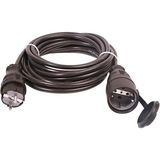 İNWATT 10 Metre Seyyar Uzatma Kablosu 3x2.5 mm Siyah Kablo - Çok Renkli