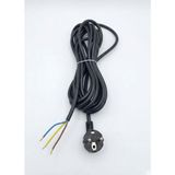 İNWATT 10 Metre Topraklı Hazır Fişli Elektrik Uzatma Kablosu 3x1.5 Mm² Siyah