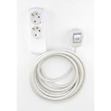 İNWATT 13 Metre Anahtarlı Fişli 2'li Grup Priz Elektrik Uzatma Ara Kablosu Seyyar