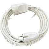 İNWATT 20 Metre 3x1,5 mm Cca Ttr Tekli Beyaz Renk Topraklı Kauçuk Seyyar Elektrik Kablosu - Çok Renkli