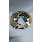 İNWATT 20 Metre 3x2.5 Kauçuk Başlıklı Tekli Siyah Uzatma Kablosu - Çok Renkli
