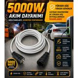 İNWATT 20 Metre Kaynak Makinesi, Elektrikli Araç, Isıtıcı Uzatma Ara Kablosu Seyyar Kauçuk Başlıklı 3x2.5mm² Ttr