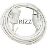 İNWATT 25 Metre Tekli Beyaz Renk 3x2,5 mm Cca Ttr Topraklı Seyyar Elektrik Kablosu - Çok Renkli