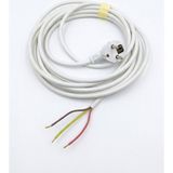 İNWATT 3 Metre Topraklı Hazır Fişli Elektrik Uzatma Kablosu 3x1.5 Mm² Beyaz