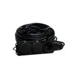 İnwatt 35Mt Siyah Kauçuk 3X1.5 Ttr Ex-Proff 3Lü Seyyar Uzatma Kablosu