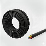 İnwatt 3X2.5 Cca Ttr Uzatma Kablosu Çok Telli 100 Metre Siyah
