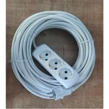 İNWATT 3x2.5 mm Ttr Cca Seyyar Uzatma Kablosu 30 mt - Çok Renkli