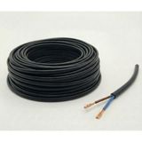 İnwatt 45 Metre 2X1.5 Cca Ttr Elektrik Uzatma Kablosu Çok Telli Siyah