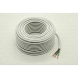İNWATT Genel 3x2.5 Tam Kesit Cca Ttr Elektrik Uzatma Kablosu 80 Metre Beyaz