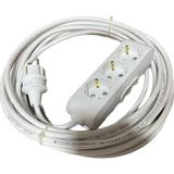 İNWATT Üçlü 10 Metre 3x1,5 %100 Bakır Uzatma Kablosu(Ufo,fırın,kettel,bulaşık Makinesi) - Çok Renkli