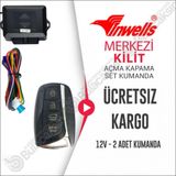 Inwells 3730 Merkezi Kilit için Açma Kapama Kumanda Seti