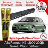 Inwells Alfa Romeo 147 Hybrid 2000-2005 Silecek Takımı