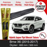 Inwells Bmw X6 2015-2017 Muz Silecek Takımı