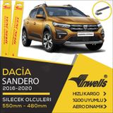 Inwells Dacia Sandero 2016-2020 Muz Silecek Takımı