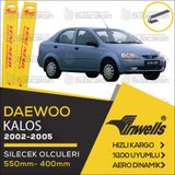 Inwells Daewoo Kalos 2002-2005 Ön Muz Silecek Takımı