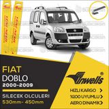 Inwells Fiat Doblo 2000-2010 Ön Silecek Takımı