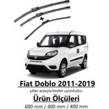Inwells Fiat Doblo Ön Ve Arka Silecek Takımı 2011-2019