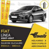 Inwells Fiat Lİnea 2007 2017 Ön Muz Silecek Takımı