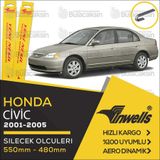 Inwells Honda Civic Sedan 2001-2006 Ön Silecek Takımı