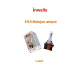 Inwells İnwells H15 Halogen Far Ve Sis Ampülü 12V 55W ( Uzun-Gündüz - Park) 1 Adet