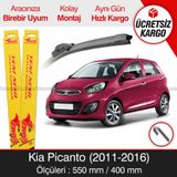 Inwells Kia Picanto 2011-2016 Muz Silecek Takımı