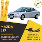 Inwells Mazda 323 1998-2003 Ön Muz Silecek Takımı
