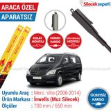 Inwells Mercedes Vito 2006-2014 Muz Silecek Takımı