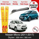 Inwells Nissan Micra 2011-2017 Muz Silecek Takımı