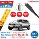 Inwells Nissan Qashqai 2007-2013 Muz Ön Silecek Takımı