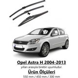 Inwells Opel Astra H 2004-2013 Ön ve Arka Aerodinamik Silecek Takımı
