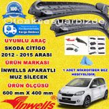 Inwells Skoda Citigo 2012-2015 Muz Silecek Takımı