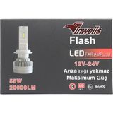 Inwells Yeni Flash Csp Led Xenon (ZENON) 9012 Hır2 20,000 Lümen Arıza Işığı Yakmaz 12-24 v uyumlu 55 watt