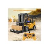 inwelt Uzaktan Kumandalı Forklift Oyuncağı 1/64 Ölçekli Şarjlı Sesli Işıklı Iş Makines