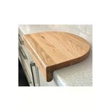 İnwood Ahşap Mutfak Tezgah Üstü Yarım Ay Kesme Tahtası