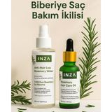 Inza Biberiye Saç Bakım Ikilisi – Saç Dökülmesine Karşı Su + Yağ Seti – Hızlı Uzama Destekli