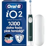 Io2 Orman Yeşili Şarjlı/elektrikli Diş Fırçası, 1 Fırça Başlığı, Tek Şarjda 4 Haftaya Varan Kullanım, Seyahat Kabı - (ClearEyelets)Black-RadiantOrchid