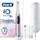 Io9 Rose Quartz Şarjlı/elektrikli Diş Fırçası, 2 Fırça Başlığı, Hızlı Manyetik Şarj Cihazı, Uzun Ömürlü Pil, Şarj Eden Seyahat Kabı, Yedek Başlık Kabı