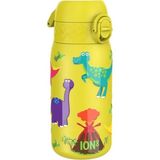 Ion8 - Paslanmaz Çelik Çocuk Suluk - Dinozorlar - 400 ml - Sızdırmaz - Çok Renkli - Tek Adet