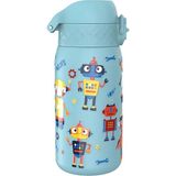 Ion8 - Paslanmaz Çelik Çocuk Suluk - Robotlar - 400 ml - Sızdırmaz - Çok Renkli - Tek Adet