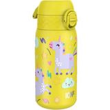 Ion8 Sarı Unicorn Desenli Paslanmaz Çelik Çocuk Suluk 400 ml Çok Renkli ve Sızdırmaz