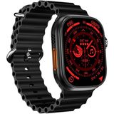 Ios ve Android Uyumlu Akıllı Saat Recci RA23 Smar Watch 49MM IP67 Sertifikalı Siyah - 49 mm