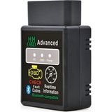 Ios/android Için Obd2 Araç Arıza Okuma Cd'siz Kurulum Bluetooth Araç Arıza Tespit Cihazı - siyah