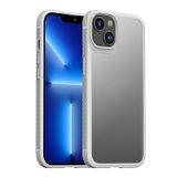 IP 14 Pro Max için Manyetik Kılıf MagSafe Yarı Saydam Mat Arka Parmak İzi Önleyici Çizilmez Kapak, Beyaz, IP 14 Plus