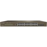 IP-COM G3328F 24 Port Gigabit + 4X1GB SFP Uplink L2 Cloud Yönetilebilir Rackmount Switch