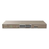 IP-COM IP-G3318P-16-250W 16 Port Gigabit 2-SFP 250 W Ful PoE Cloud Yönetilebilir Rack Mount Switch