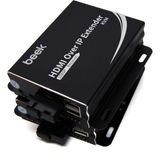 IP HDMI KVM Fiber Sinyal Uzatma Cihazı, Single Mode, SC, 20km, 1080PBeek IP HDMI KVM Fiber Extender 20KM 1080P
