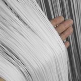 Ip Perde İnce Zincir Beyaz Renk 300 X 280 Cm
