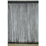 İP PERDE KOYU ANTRASİT RENK 300 x 280 CM